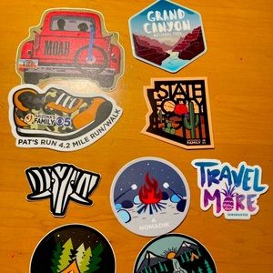 52 Rare Hard fo Find Assorted Travel Outdoor Nature VSCO Schitts Creek stickers